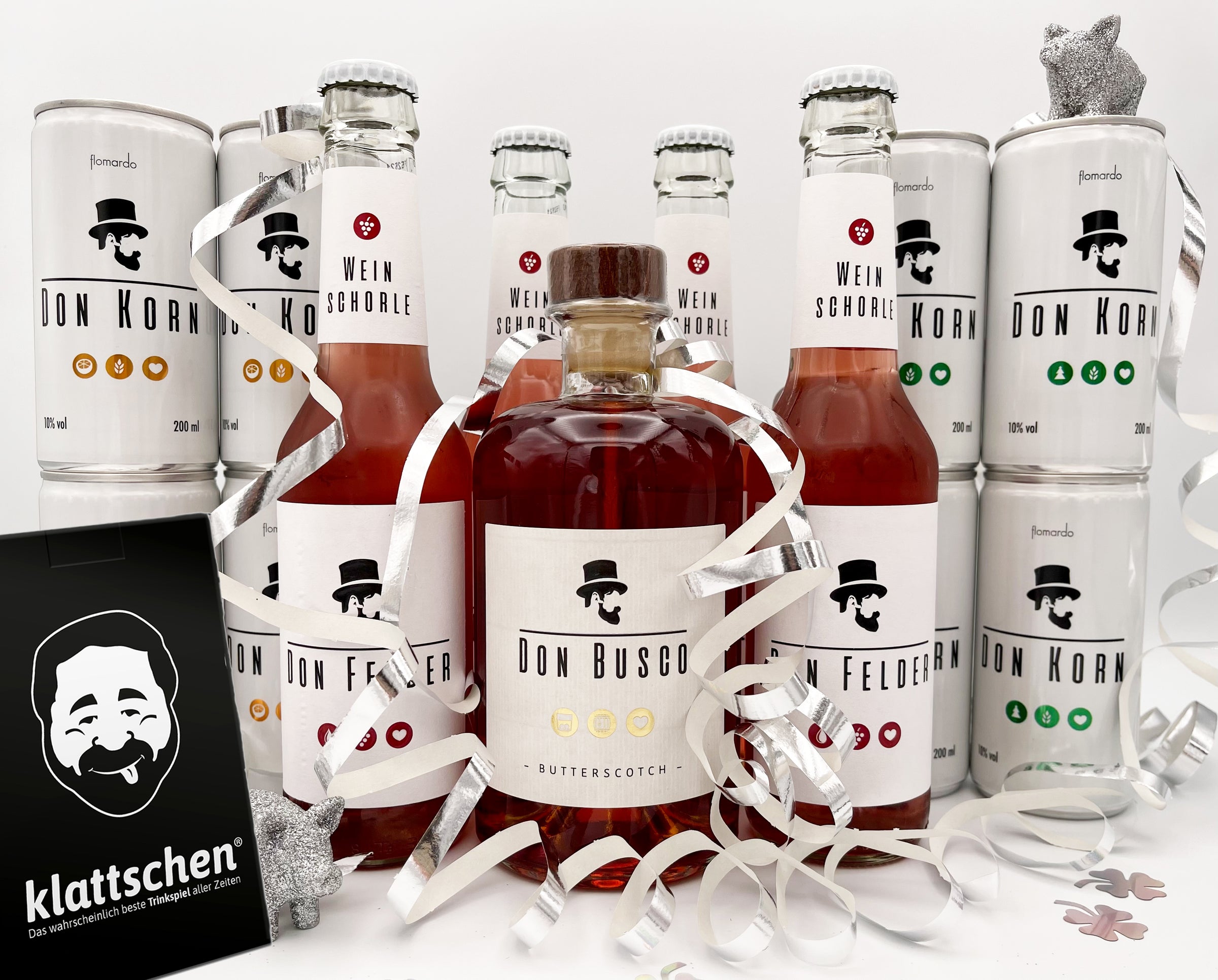 Don Party - Silvesterpaket inkl. Trinkspiel