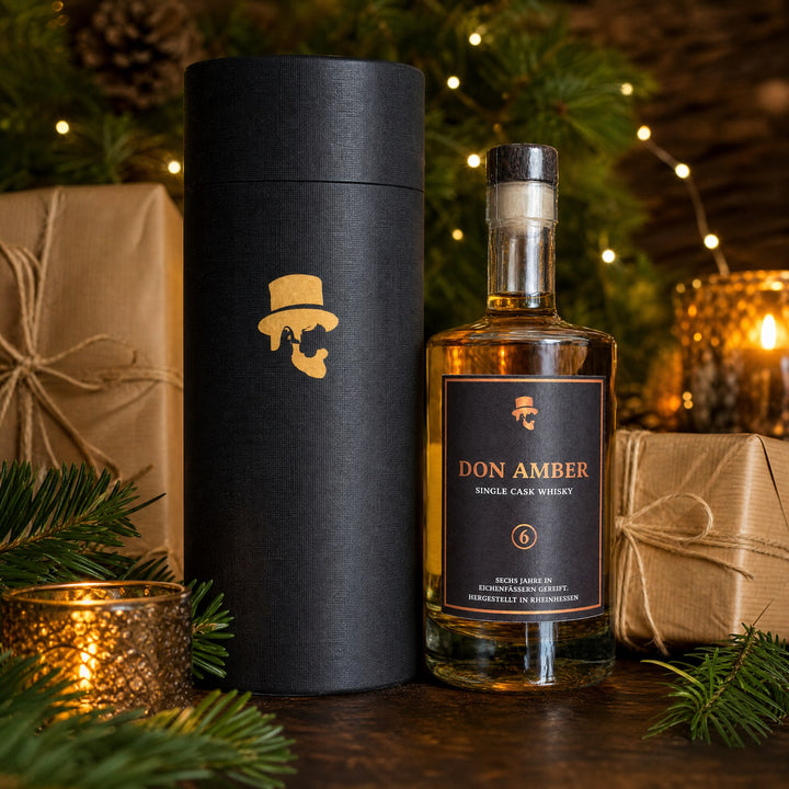 Don Amber mit Premium-Verpackung als Weihnachtsgeschenk