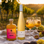Passion Spritz beim Picknick im rheinhessischen Weinberg