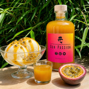Vanilleeis mit Don Passion und frischer Maracuja