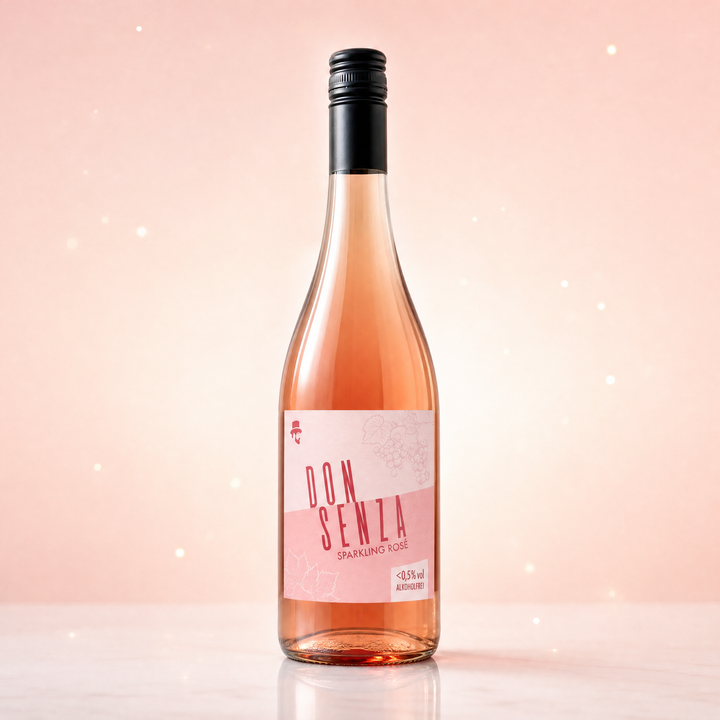 Don Senza Sparkling Rosé alkoholfrei, Flasche 0,75 l